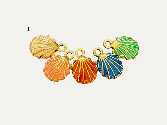 Charms coquillage colorés🐚